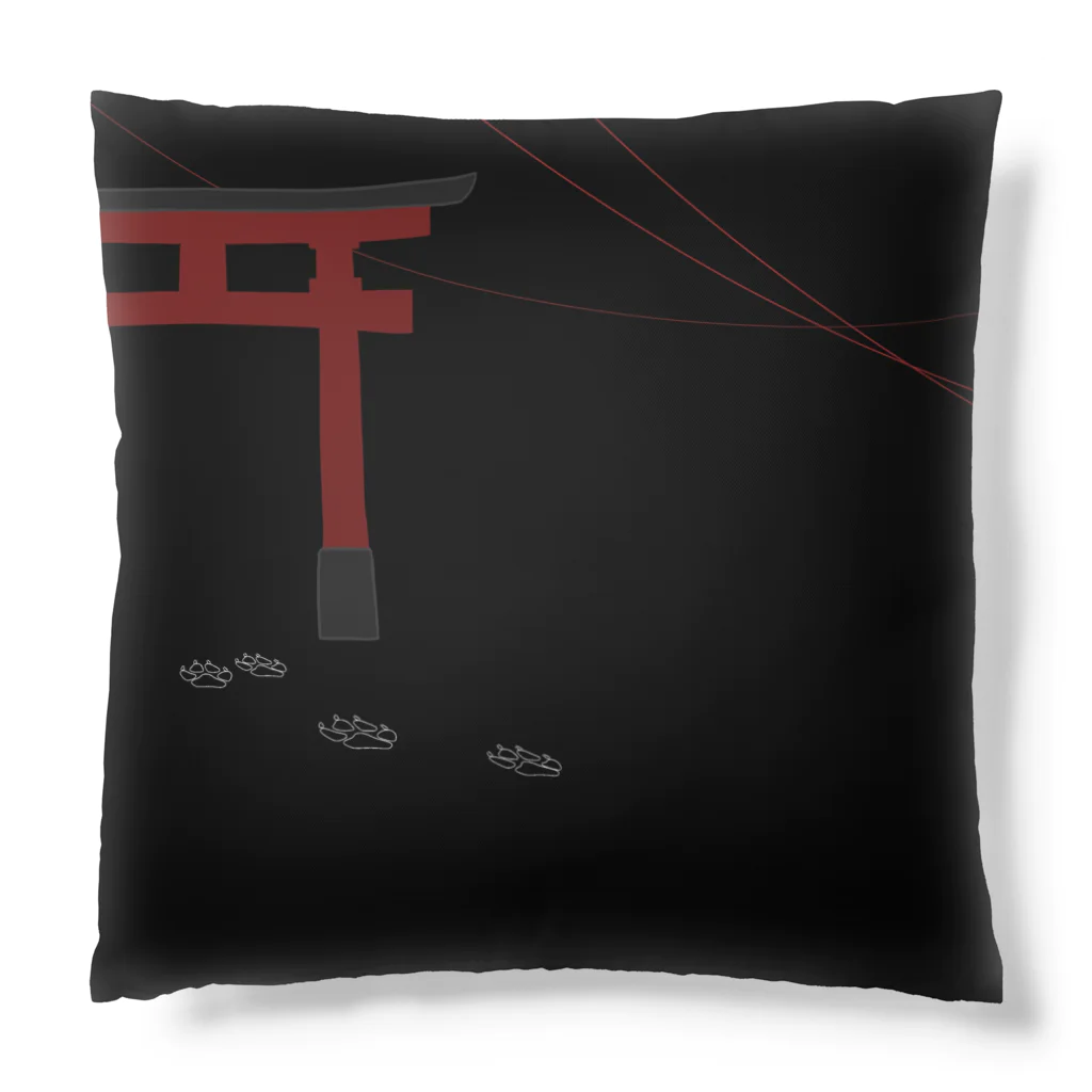 きつね大福◇お仕事募集中のきつね Cushion