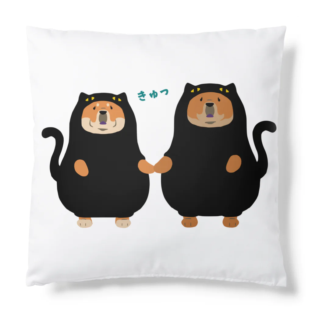 Qooroの猫かぶりチャウさんの贈り物 Cushion