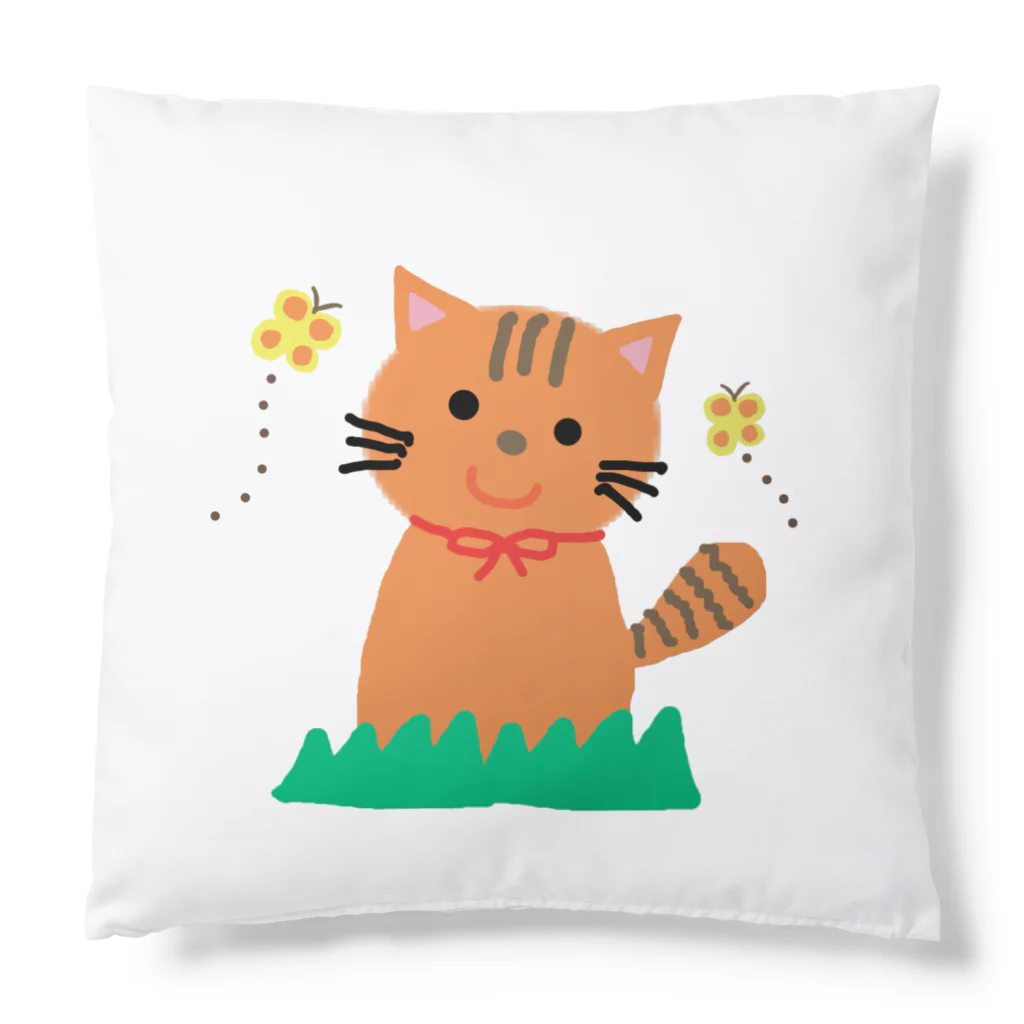 ニッコリ堂のごきげん猫ちゃん Cushion