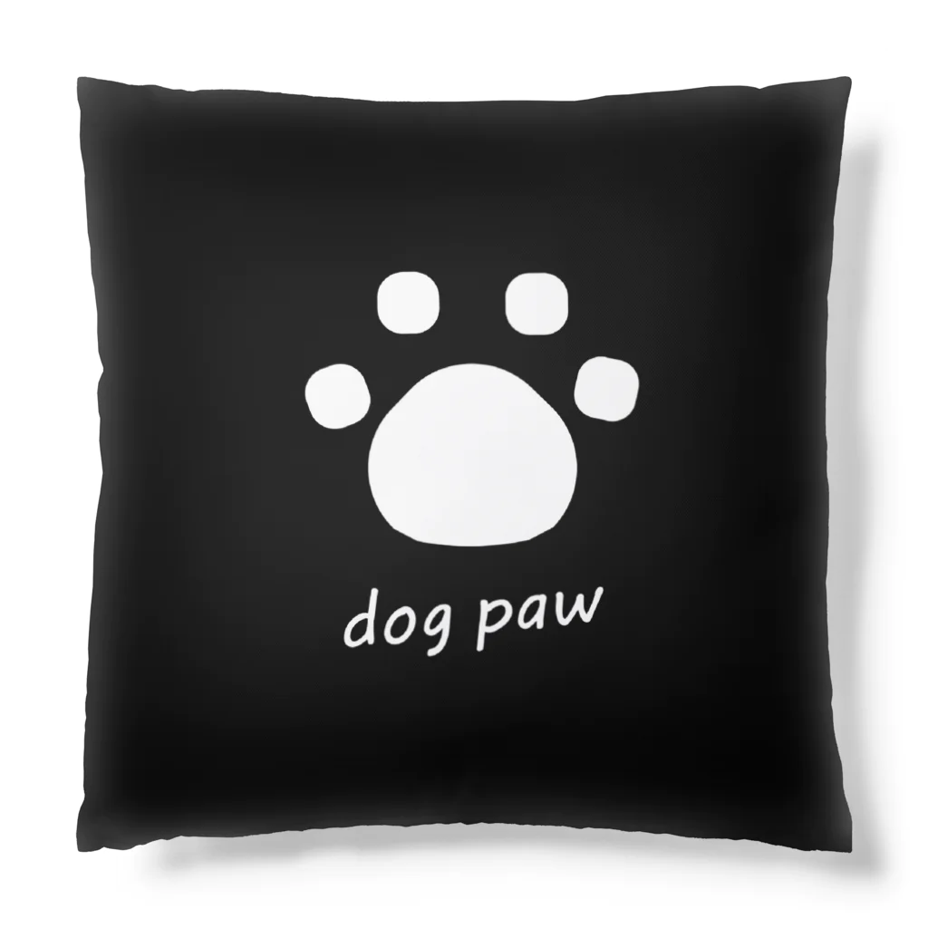 mamapockのdog paw　クッション（黒） Cushion