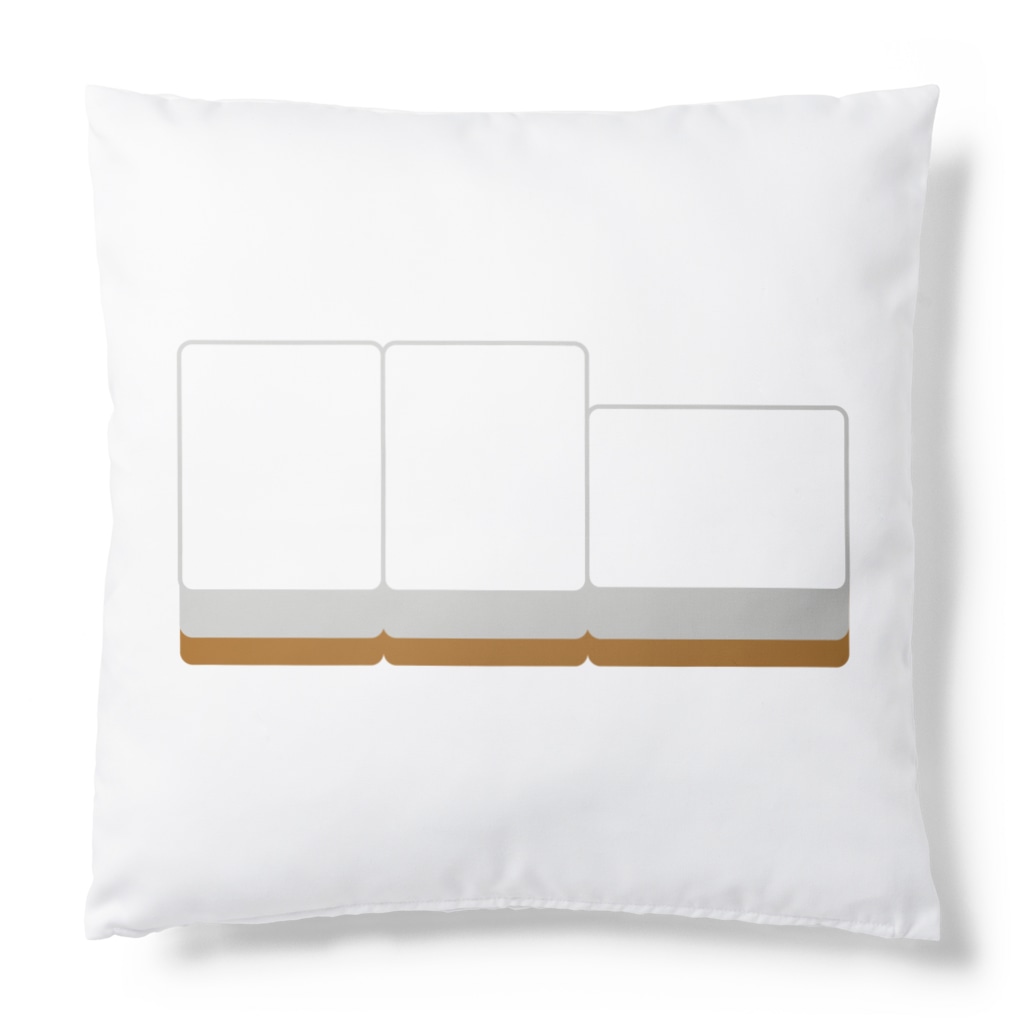 キッズモード某の右から白ポン ( 麻雀グッズ ) Cushion