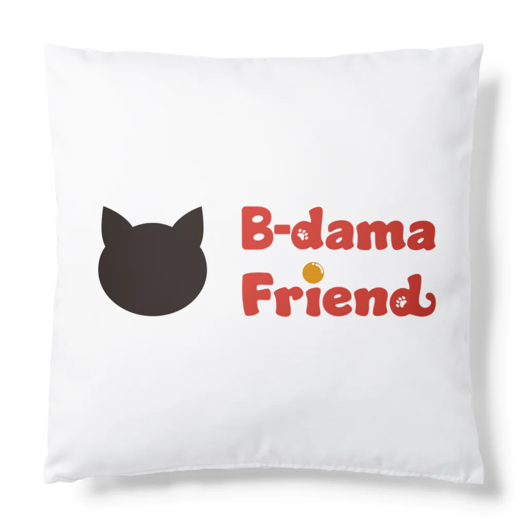 B-damaFriendオリジナルグッズのビー玉と猫　 Cushion