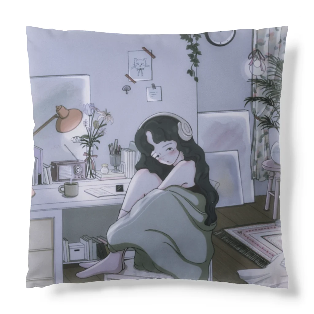 01-の見ないで...ちゃん Cushion