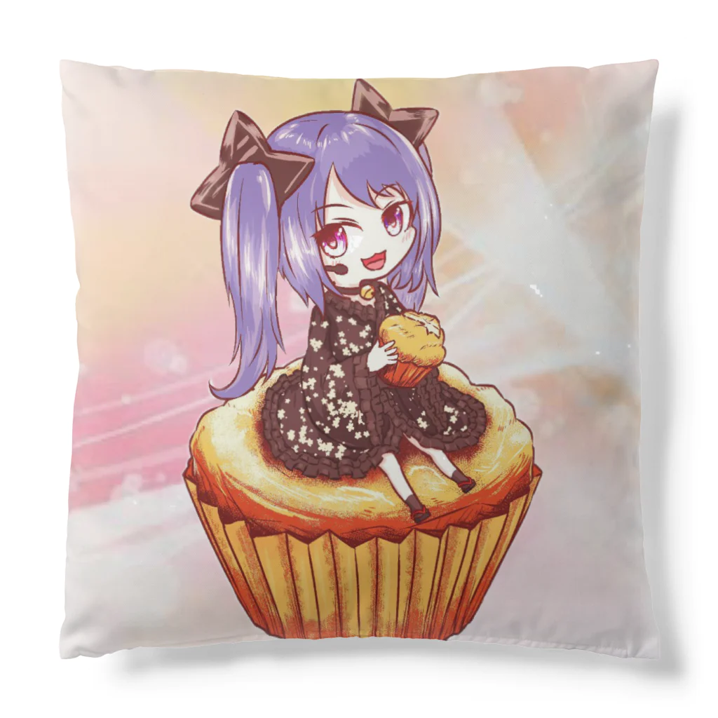 悪魔たぬきの黒娘の販売店！の悪魔たぬきの黒娘 Cushion