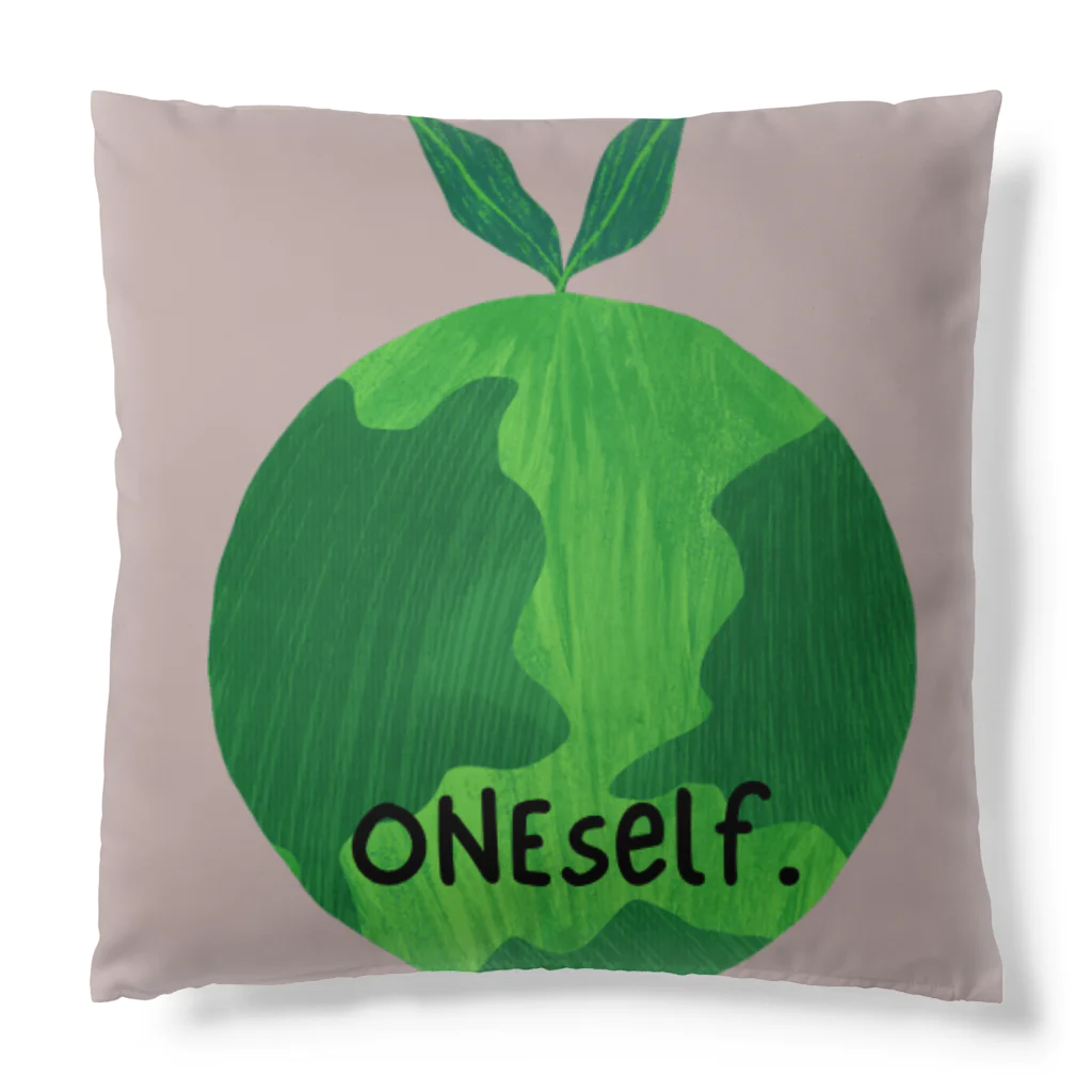 ONEselfの環境問題に取り組んで海を綺麗にしたい Cushion