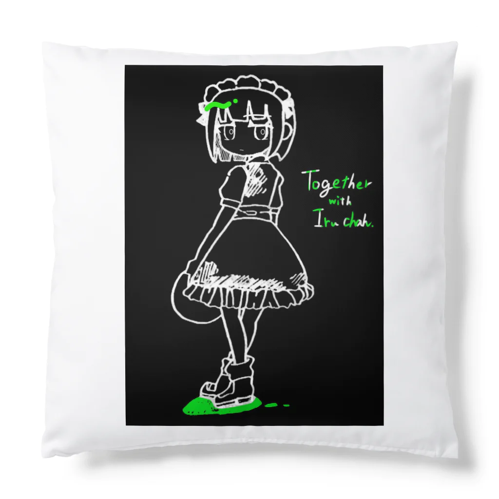 いるちゃん🐬💚の【だっちゃコラボ】IRUCHAN 10thパーカー Cushion