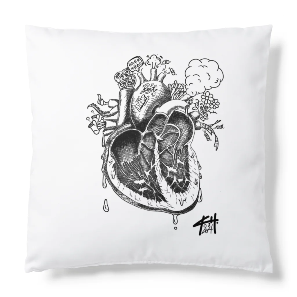 The Sleep WalkersのHeart Cushion