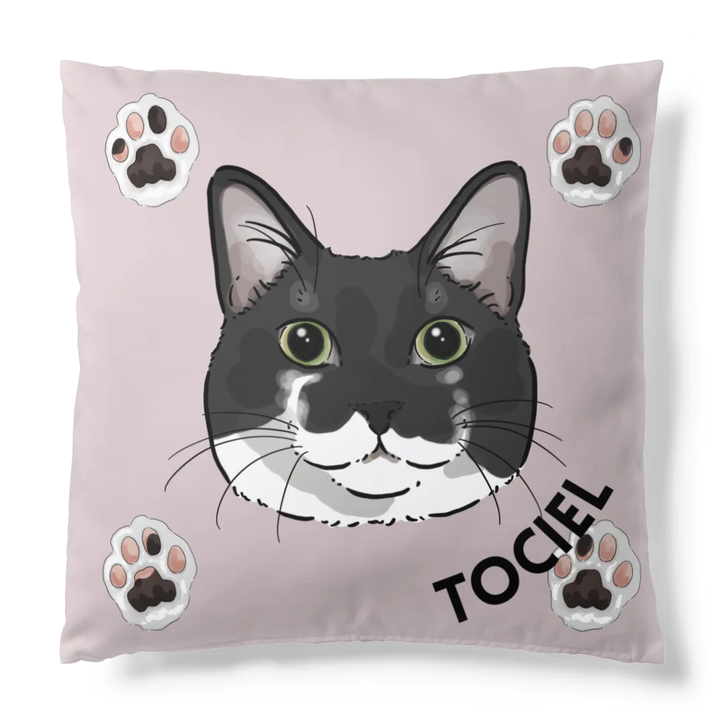 猫のイラスト屋さんのchamomile×tociel Cushion