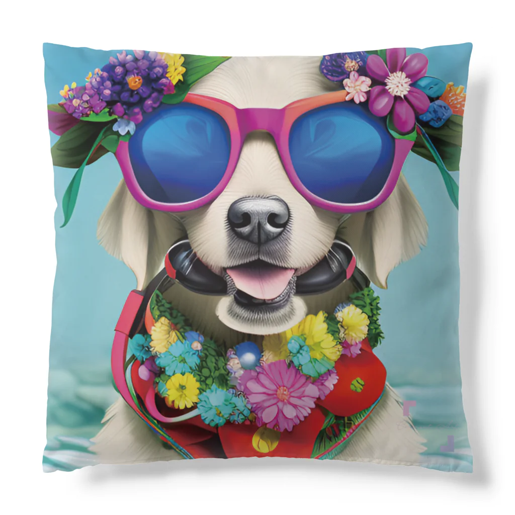 Connect Art SUZURI STOREのConnect Art 004 Dog Cushion