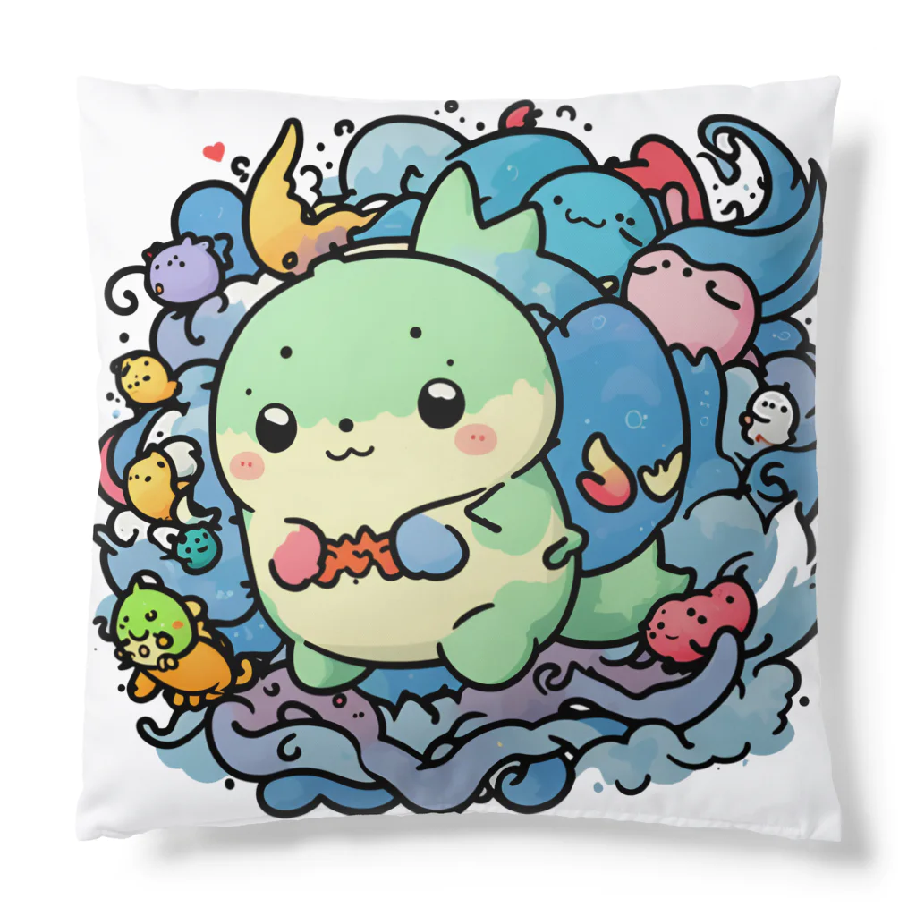 dongmuの【どんむオリジナル】キュートドラゴン Cushion