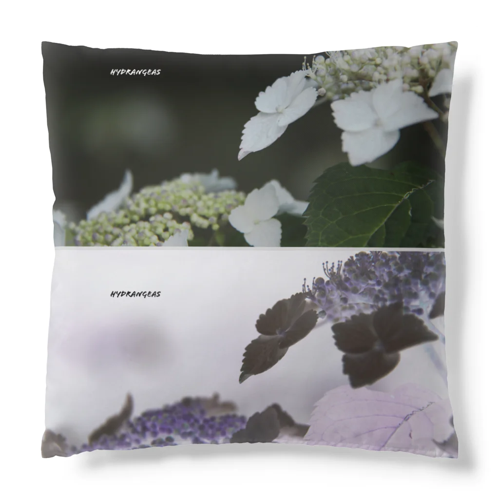 蛍石のhydrangeas Cushion