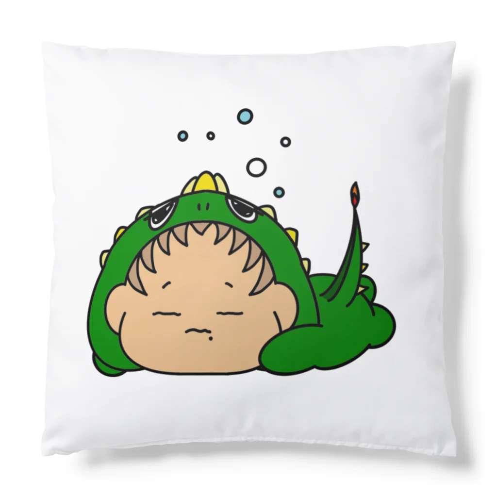 【公式】オガザウルス🦖のオガザウルス🦖ロゴ Cushion