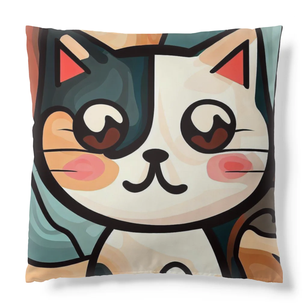 T2 Mysterious Painter's ShopのMysterious Cat Cushion