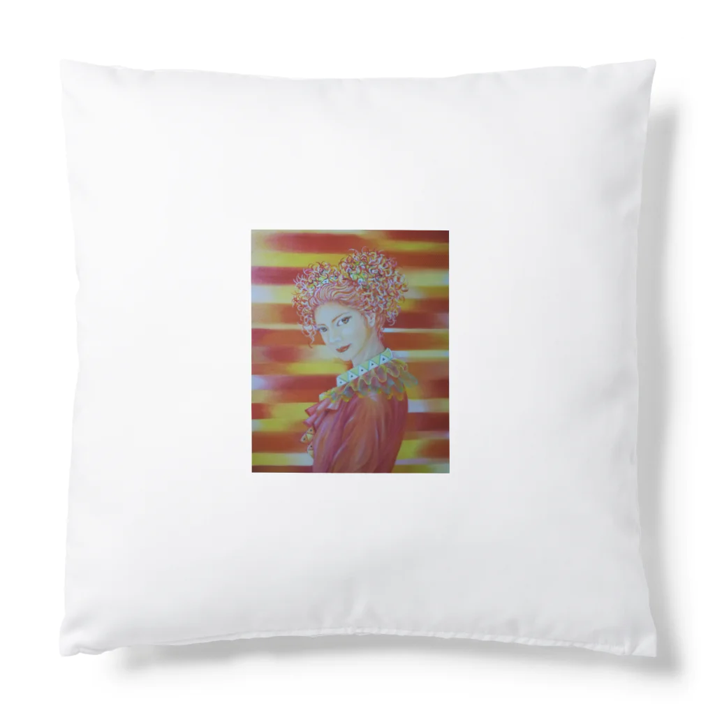 Happy Circusのハッピークラウン4・woman Cushion