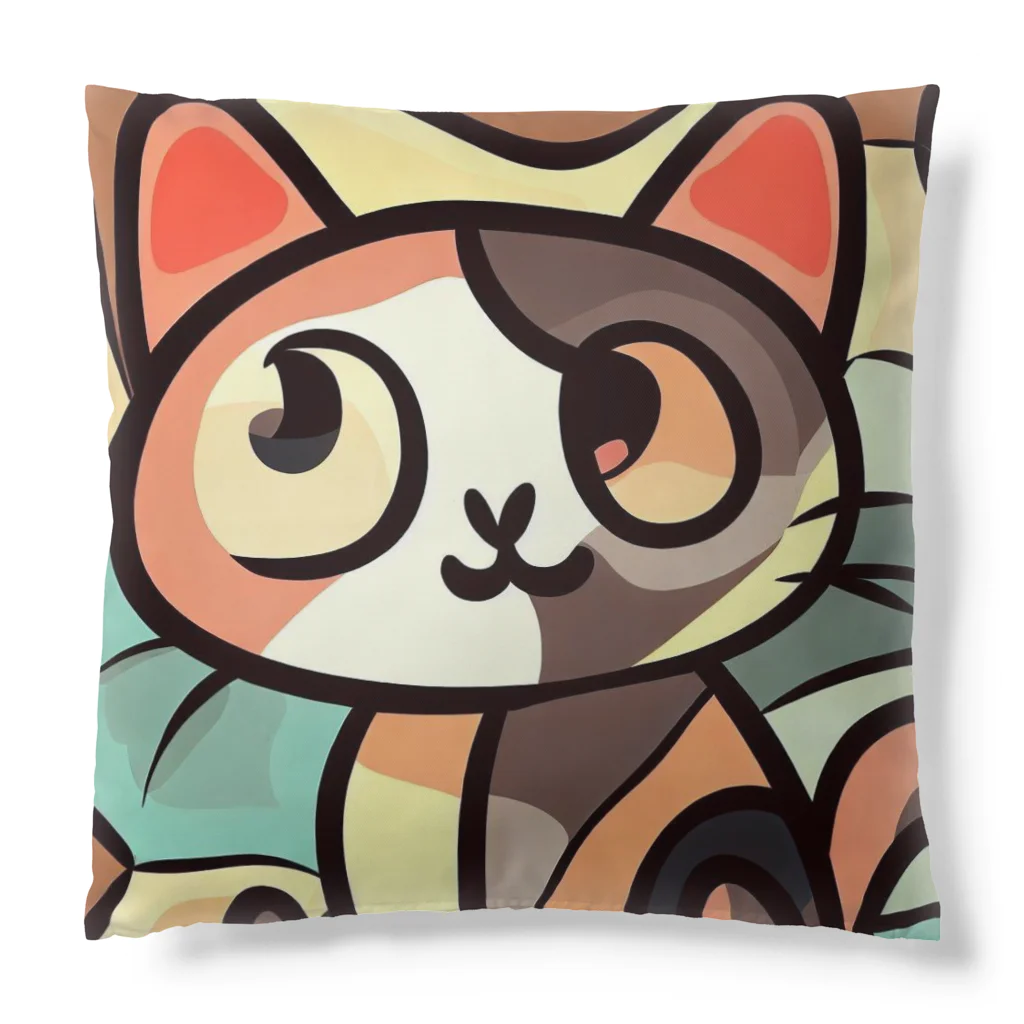 T2 Mysterious Painter's ShopのMysterious Cat Cushion