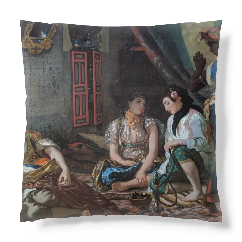 世界美術商店のアルジェの女たち / Women of Algiers in their Apartment Cushion