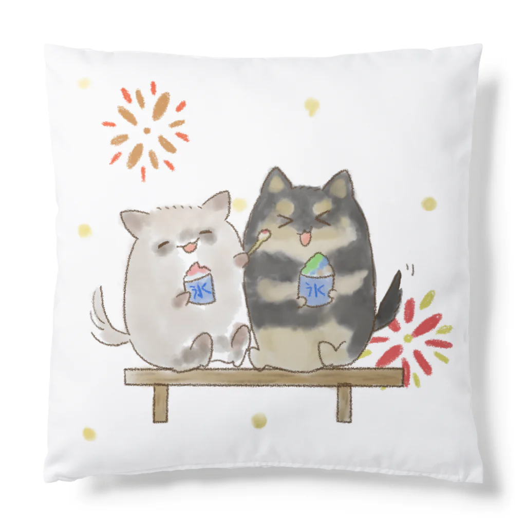 せとのお店屋さんの【斗希ちゃん&明日希ちゃん】 Cushion