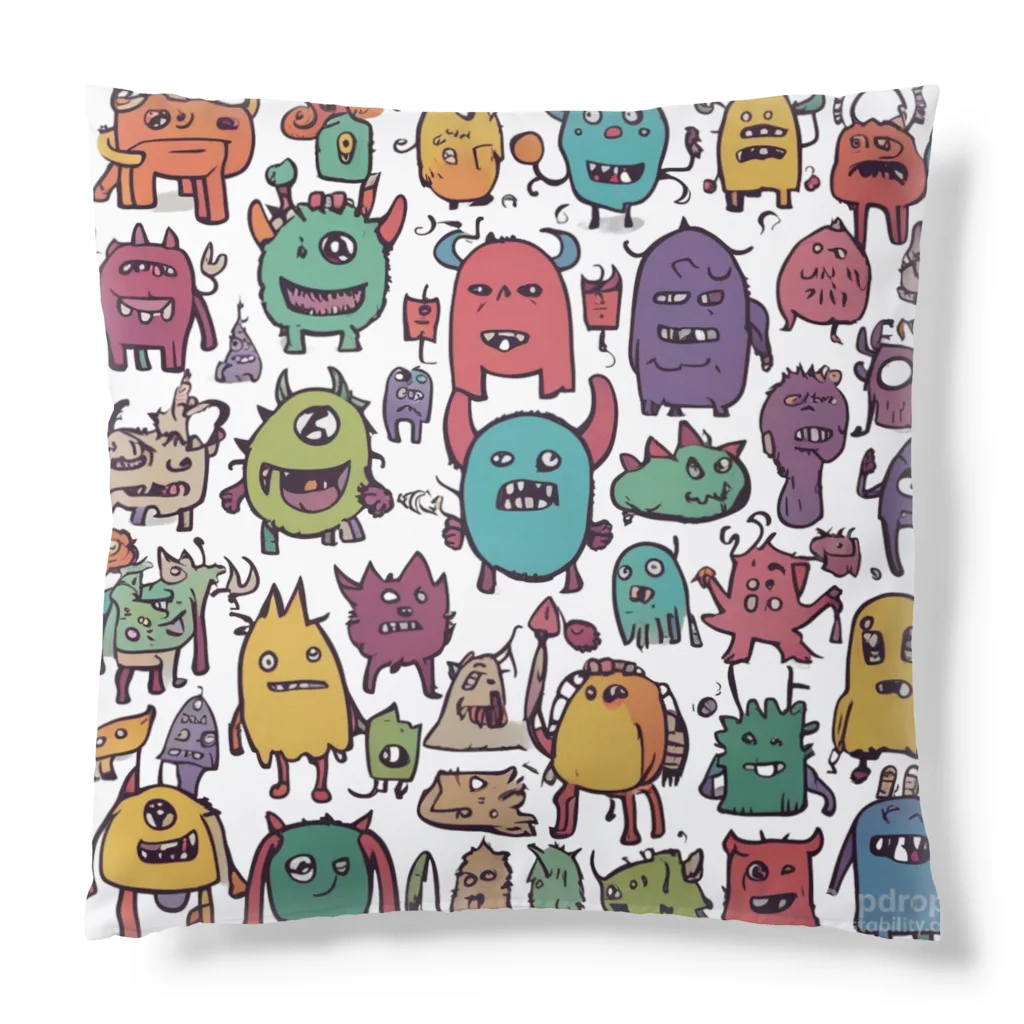 まみうだぱおのゆったりSHOPのmonster fes Cushion