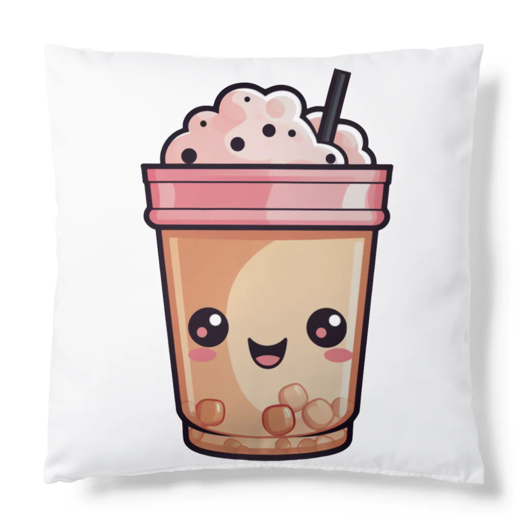 Vasetti_pressのタピオカミルクティー Cushion