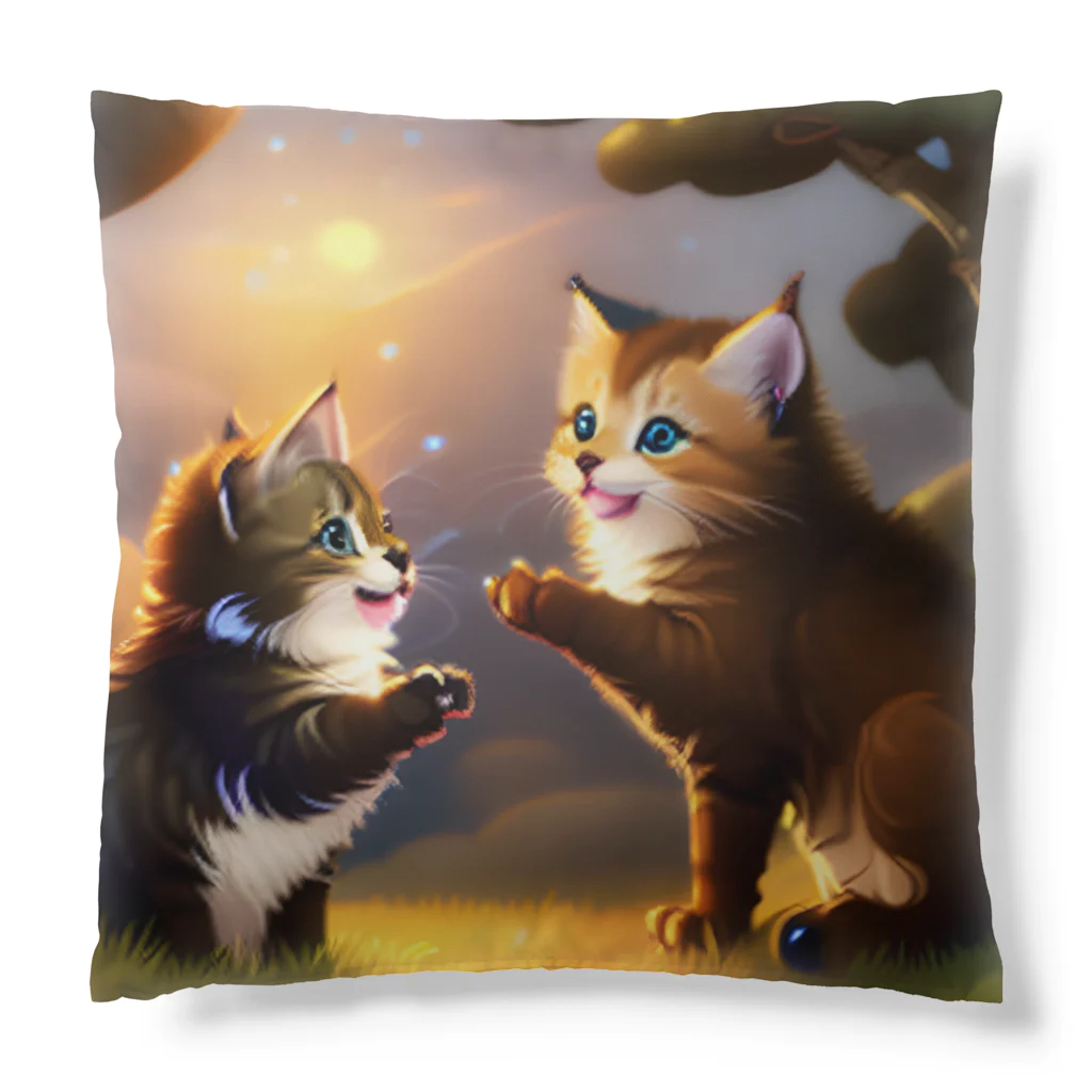 ふあもこキャットランドの夜行性のキティ星座 Cushion