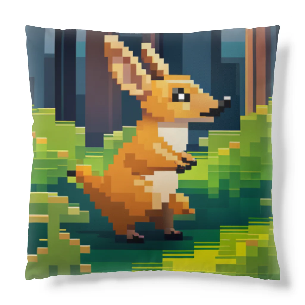 街の雑貨屋さんのドット絵キュートモンキーコレクション Cushion