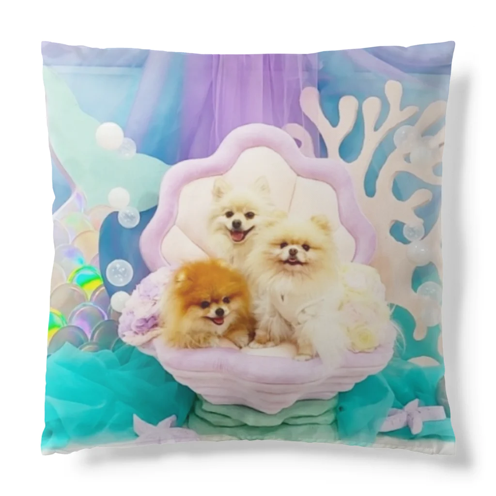 3pomeranian-leo-house　グッズショップの【fantasy】pomeranianworld ポメラニアン Cushion