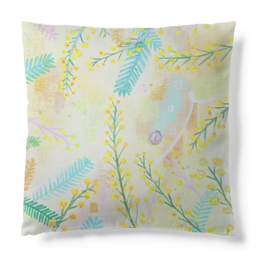 chick tack Waltzのミモザ［mimosa］ Cushion