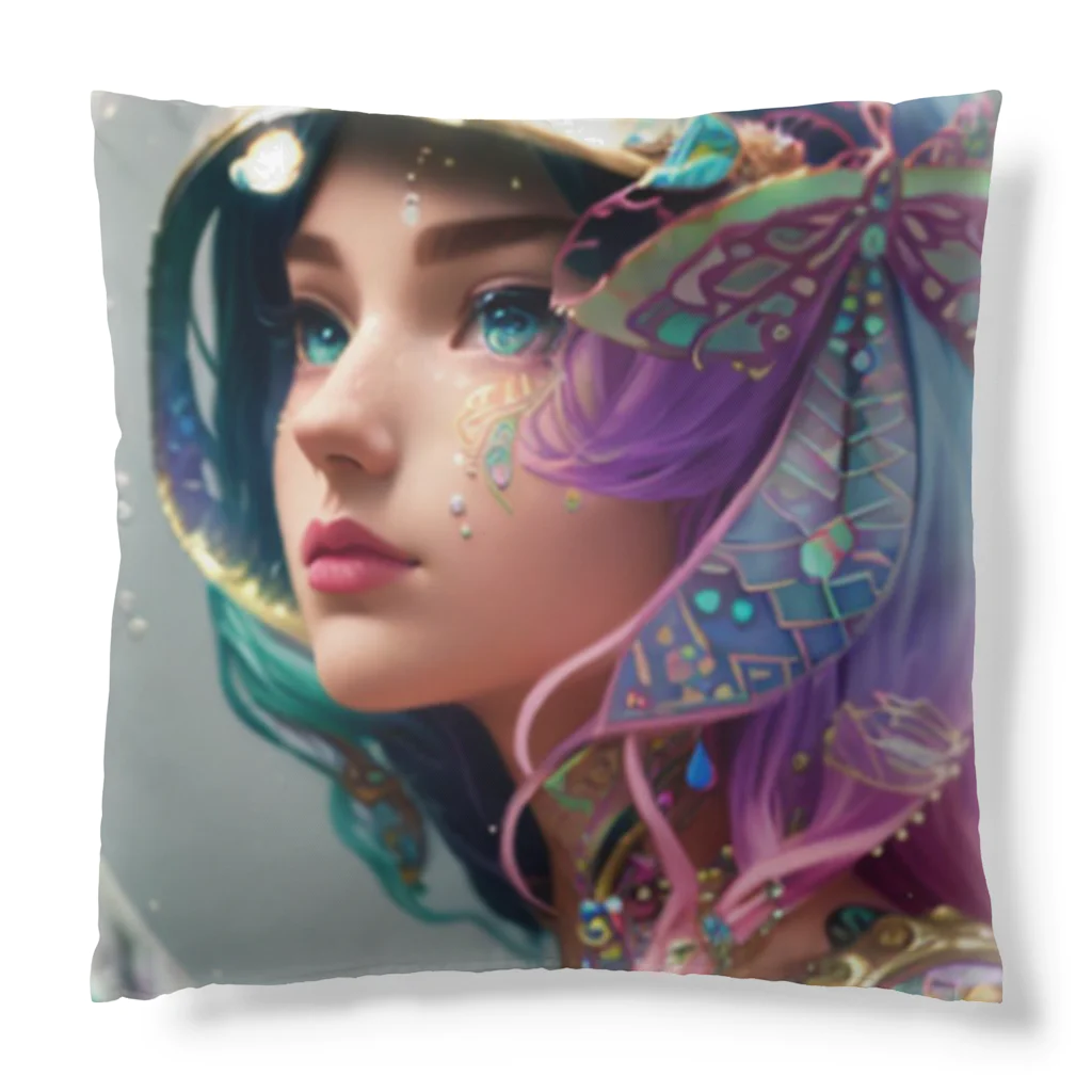 💖宇宙整体♪🌈♪こころからだチャンネル♪💖のuniversal mermaid LARA Cushion