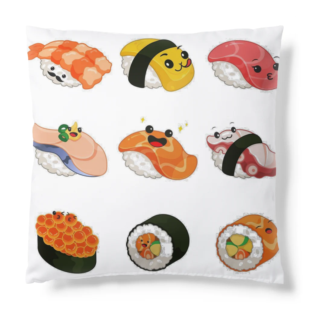 mumusのすしのイラストグッズ Cushion