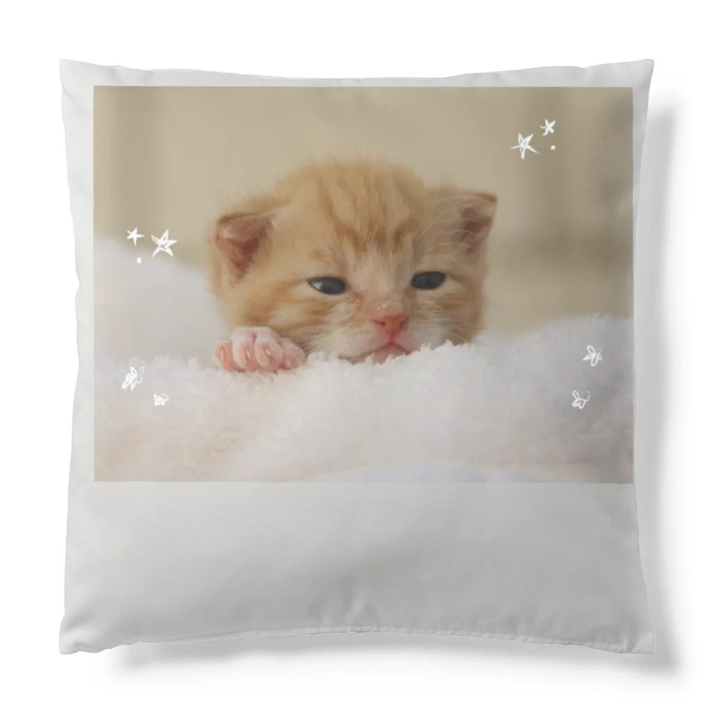 キイロチャンのもふもふねこちゃん Cushion