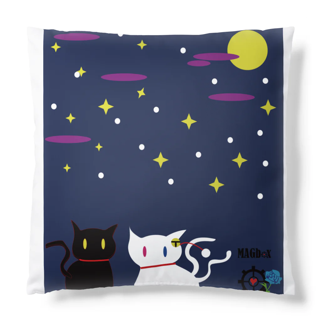 Amasyuiroのmagboxシリーズ　猫月夜 Cushion