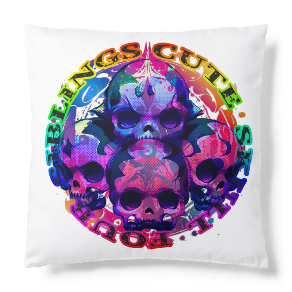 Ａ’ｚｗｏｒｋＳのCUTE SKULL FOUR SIBLINGS Cushion