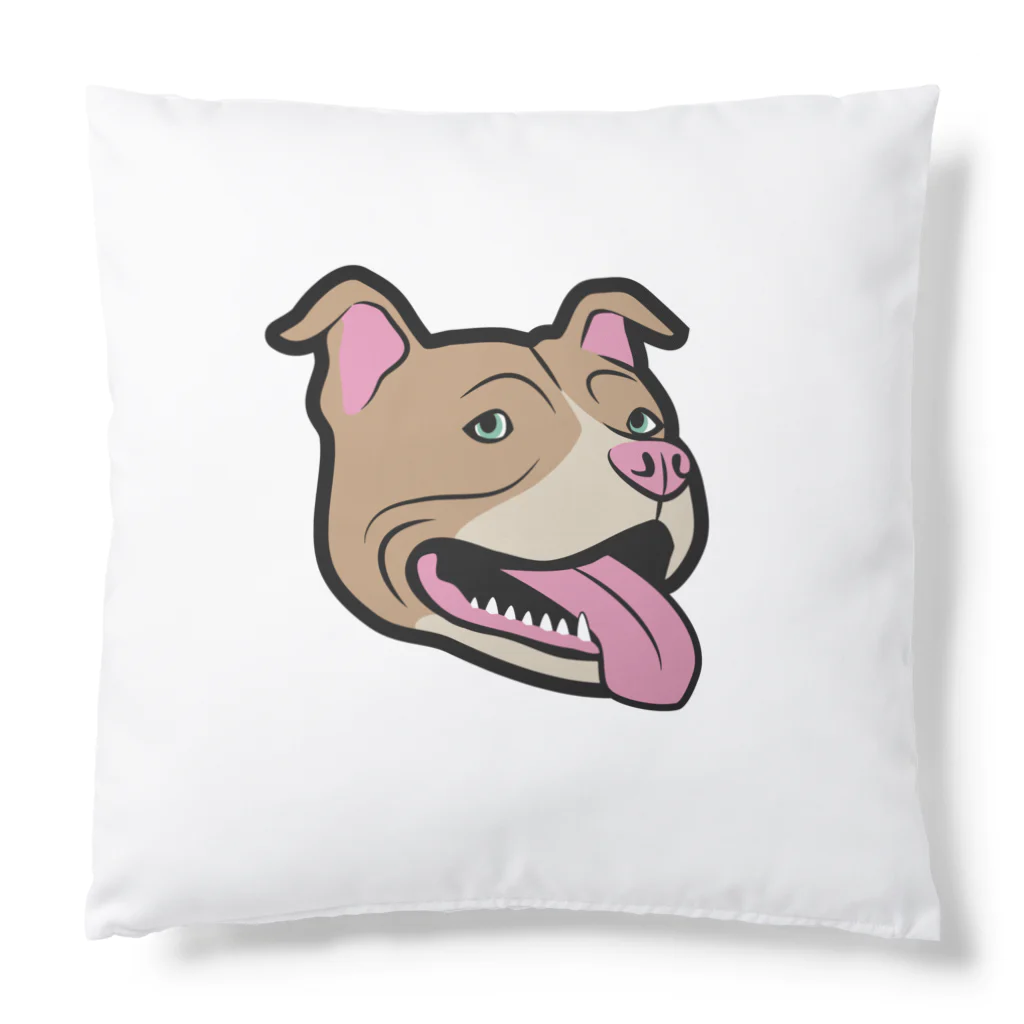 LONESOME TYPE ススのLove❤️Dogs（アメリカンピットブルテリア・赤鼻） Cushion