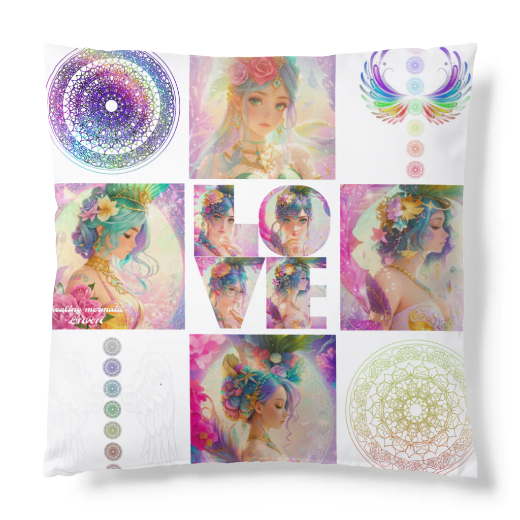 💖宇宙整体♪🌈♪こころからだチャンネル♪💖のhealing mermaid LARA Special Cushion