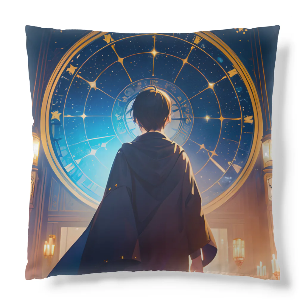 卯月なのかのClock Journey  〜一対の針が紡ぐ絶え間ない調べの旅〜　No.4 「星時計」 Cushion