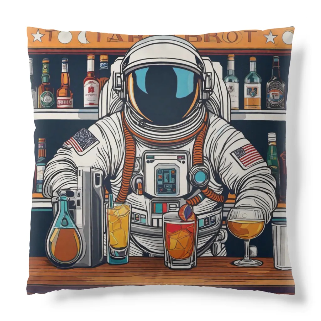 宇宙開発デザイン科の宇宙飛行士のバーテンダー Cushion