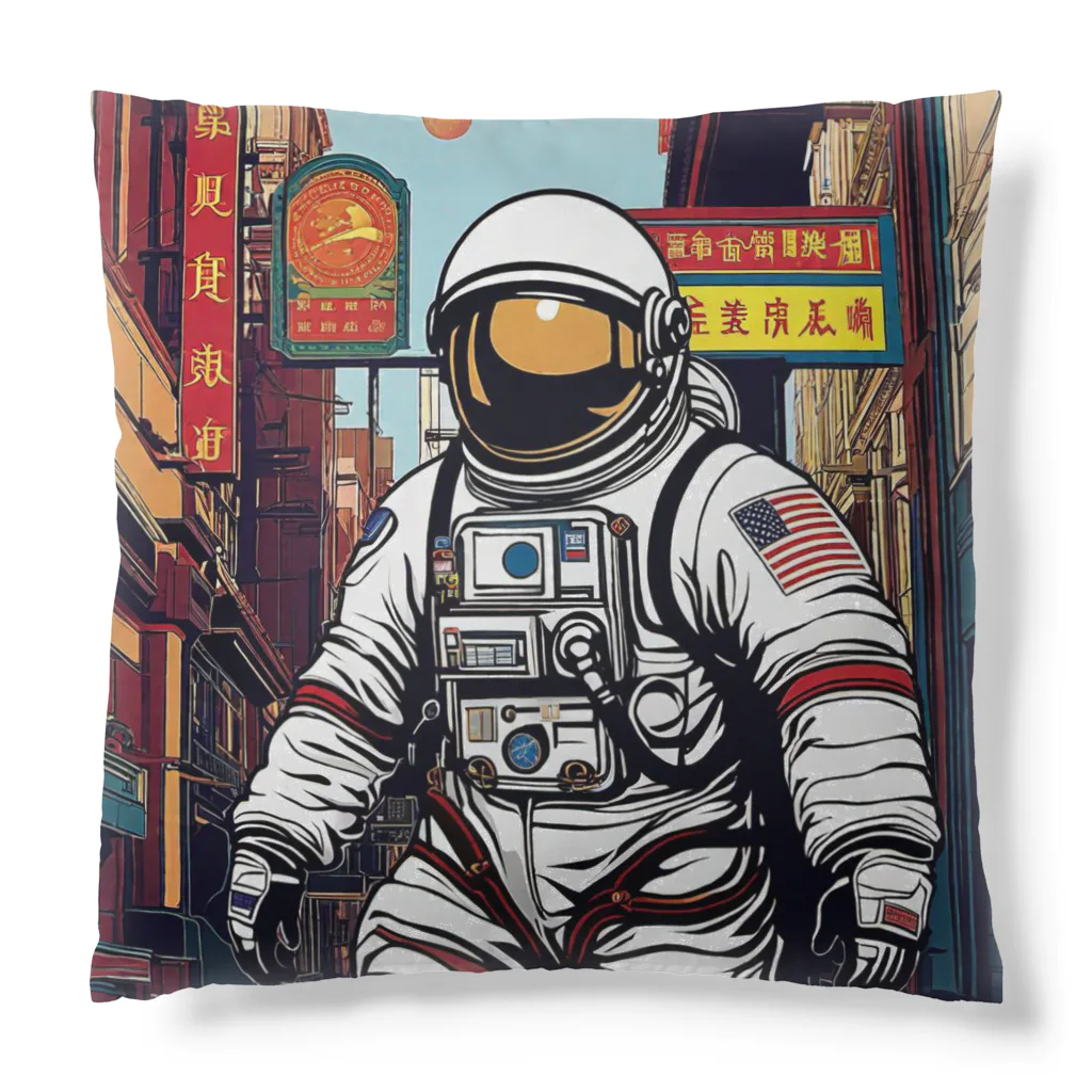 宇宙開発デザイン科の場違いコーディネート Cushion