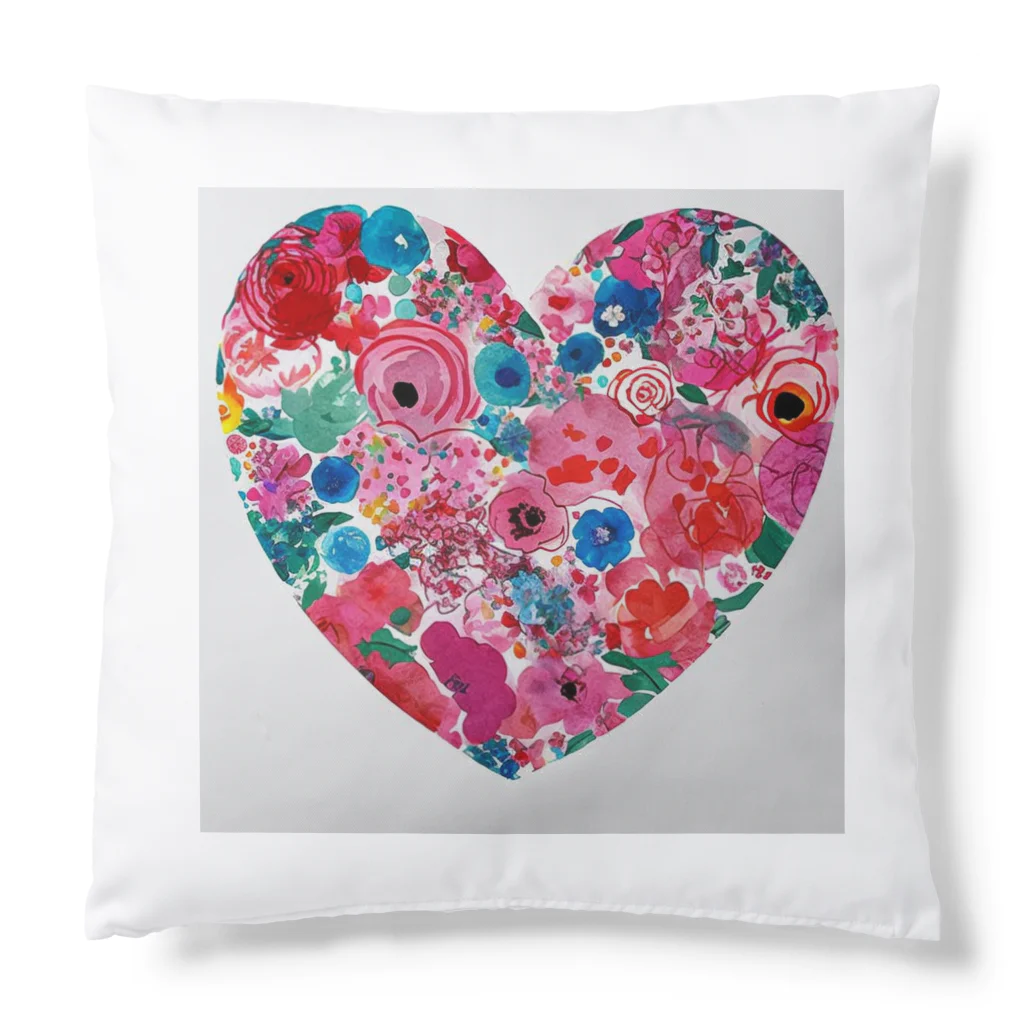 AI・デザインが好きな人の花束とまごころ Cushion