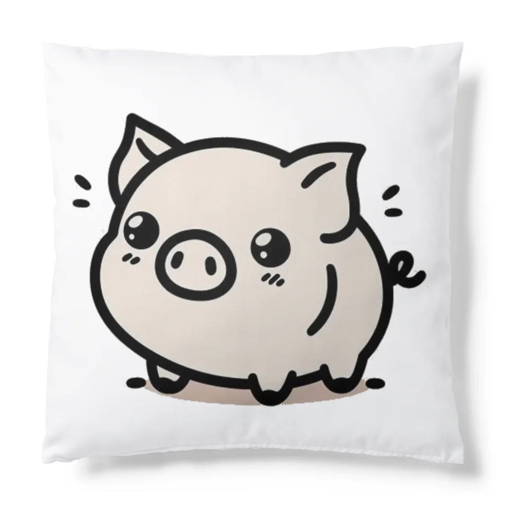 終わらない夢🌈の愛くるしい💞こぶたちゃん🐷😍 Cushion