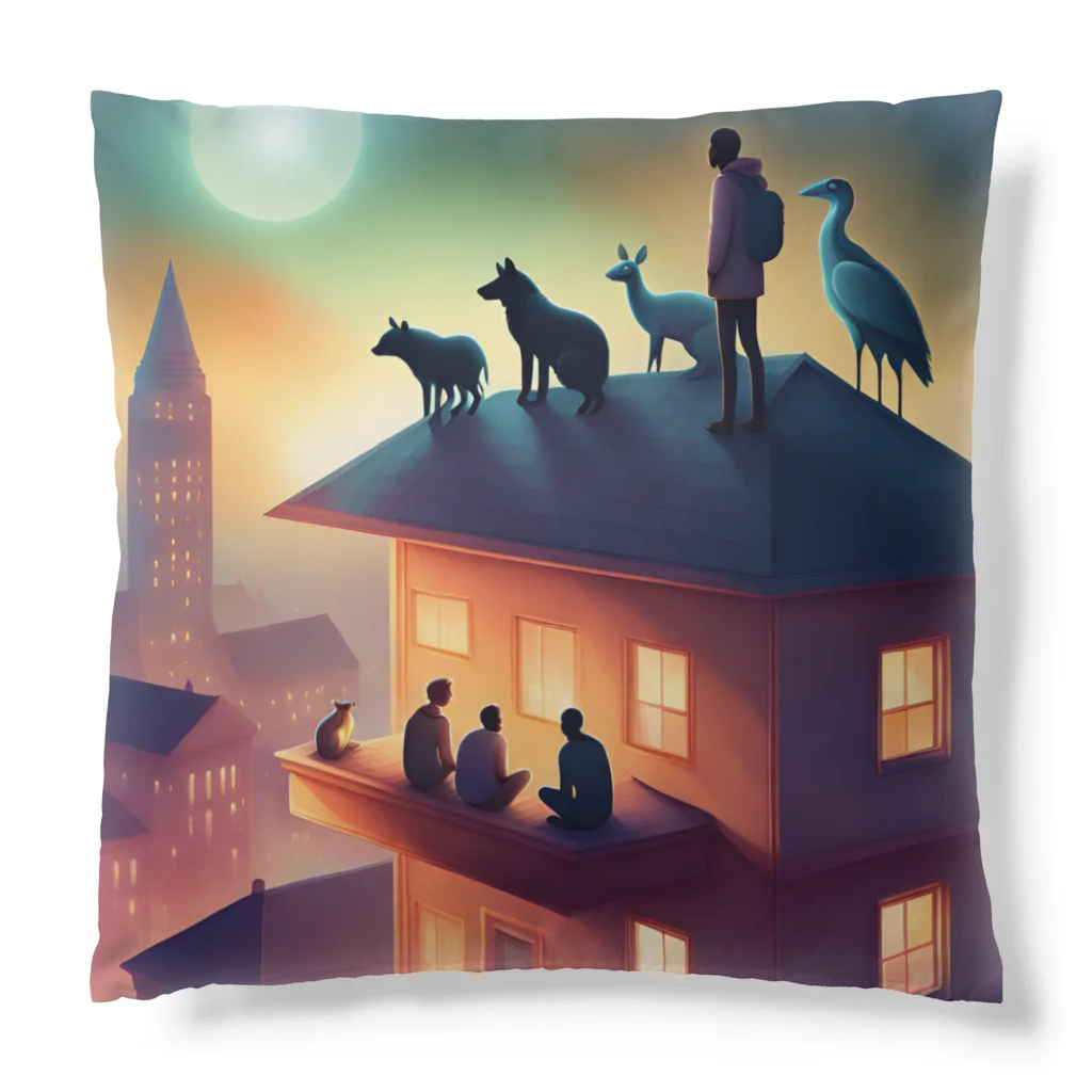 animalsの都会で共存する野生生物 Cushion