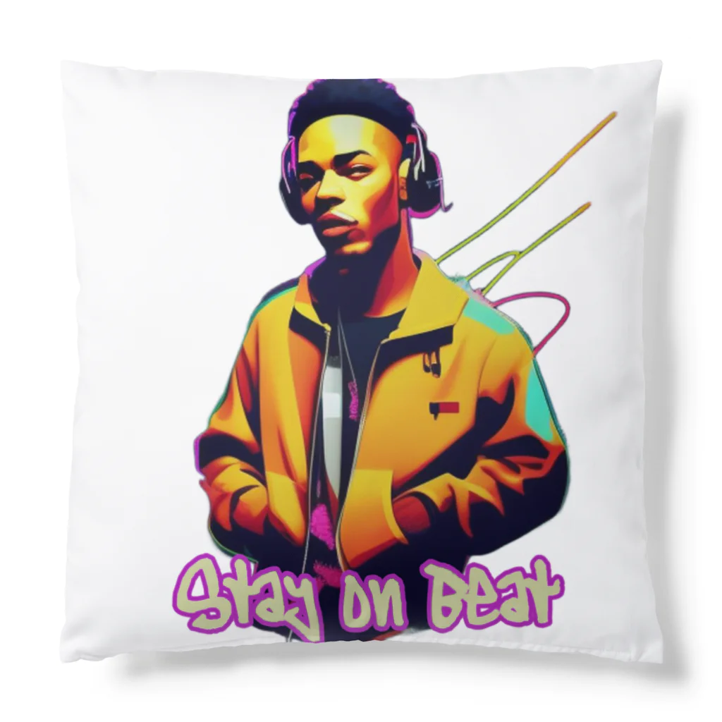 めそぽのStay on Beatの男 Cushion