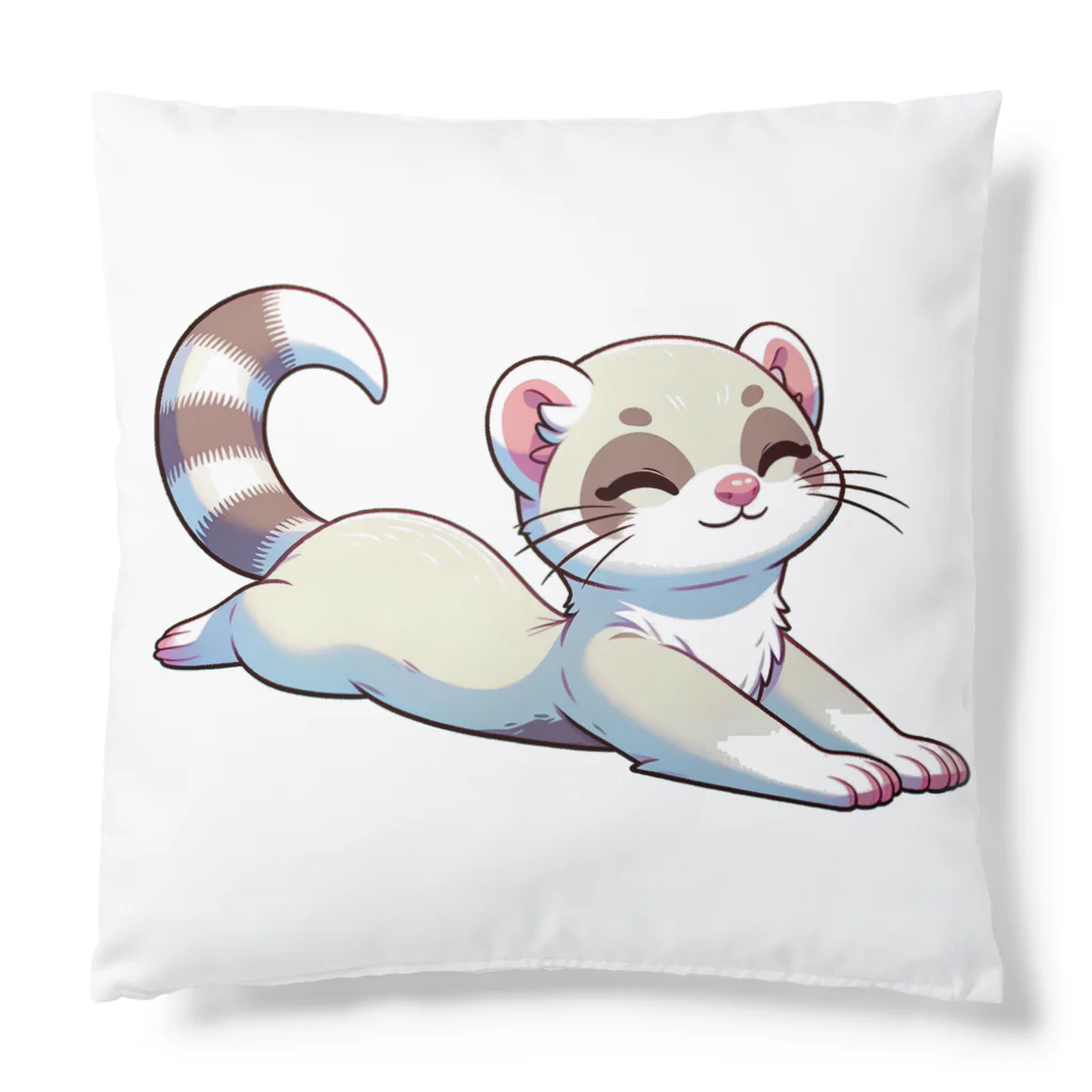 べっち©︎ののんびりフェレットちゃん🐾 Cushion