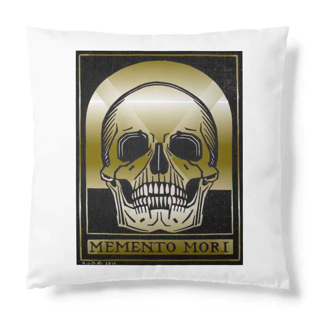 アニマル四字熟語のJulie de Graagのメメントモリ　MEMENTOMORI　 Cushion