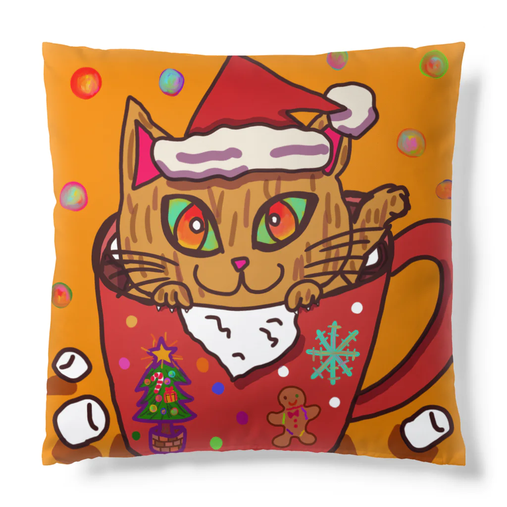 MAのクリスマスにゃんこ Cushion