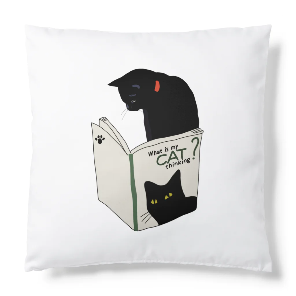 小鳥と映画館の猫が読む本 Cushion