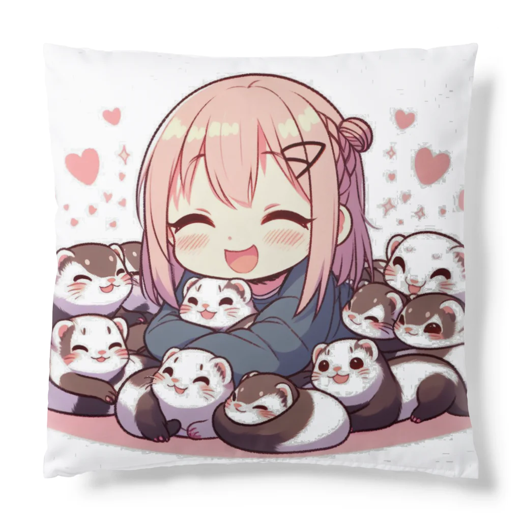 itachのマスコットフェレット Cushion