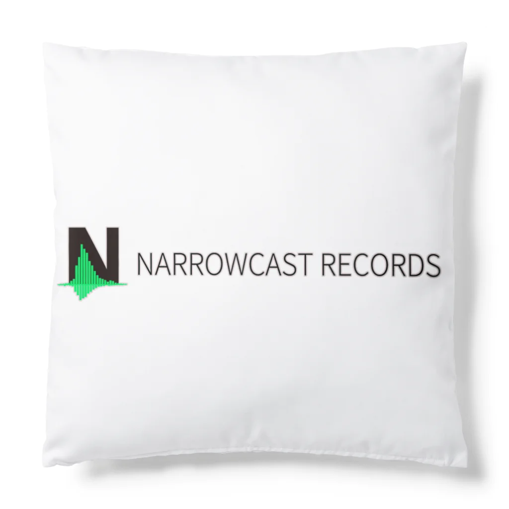 NARROWCAST RECORDSのNARROWCAST RECORDS ロゴ クッション