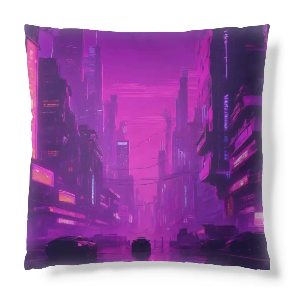 3tomo6's shopのpurple Cushion