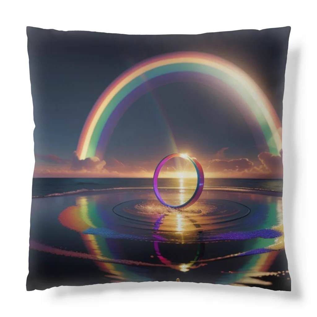 3tomo6's shopのRainbow Ring Cushion