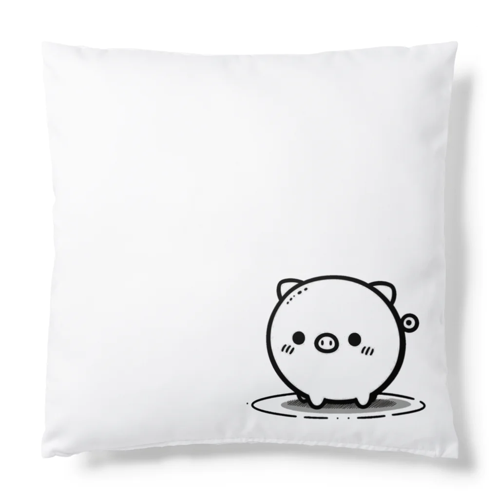 終わらない夢🌈のまんまる🐷ぶたちゃん😍 Cushion